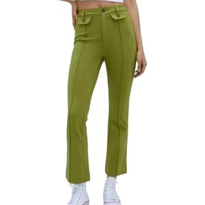 Everlane Women's The Work It Pants Ponte Stretch Moss Green Size 10